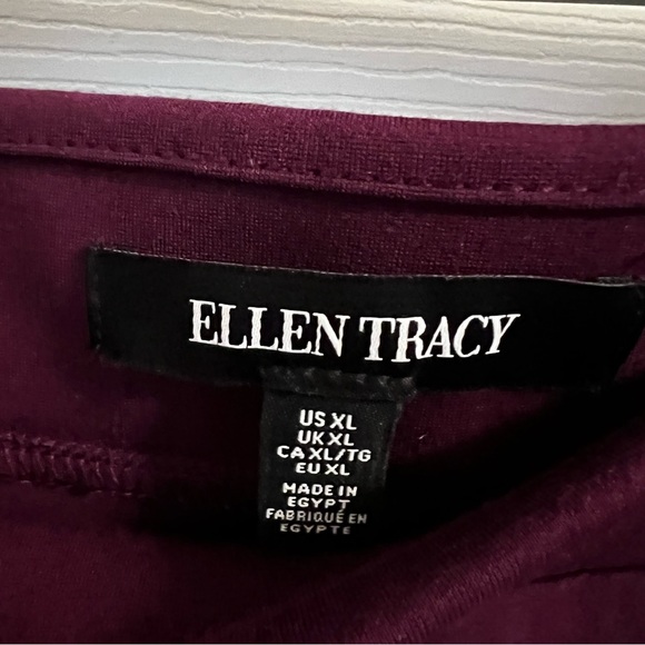 Ellen Tracy Plum High Density Leggings - Picture 3 of 4
